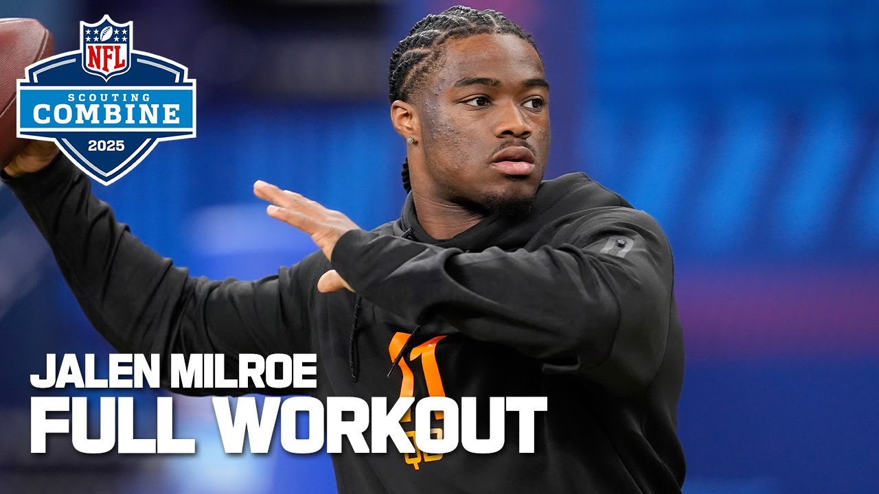 Jalen Milroe’s 2025 NFL Scouting Combine workout