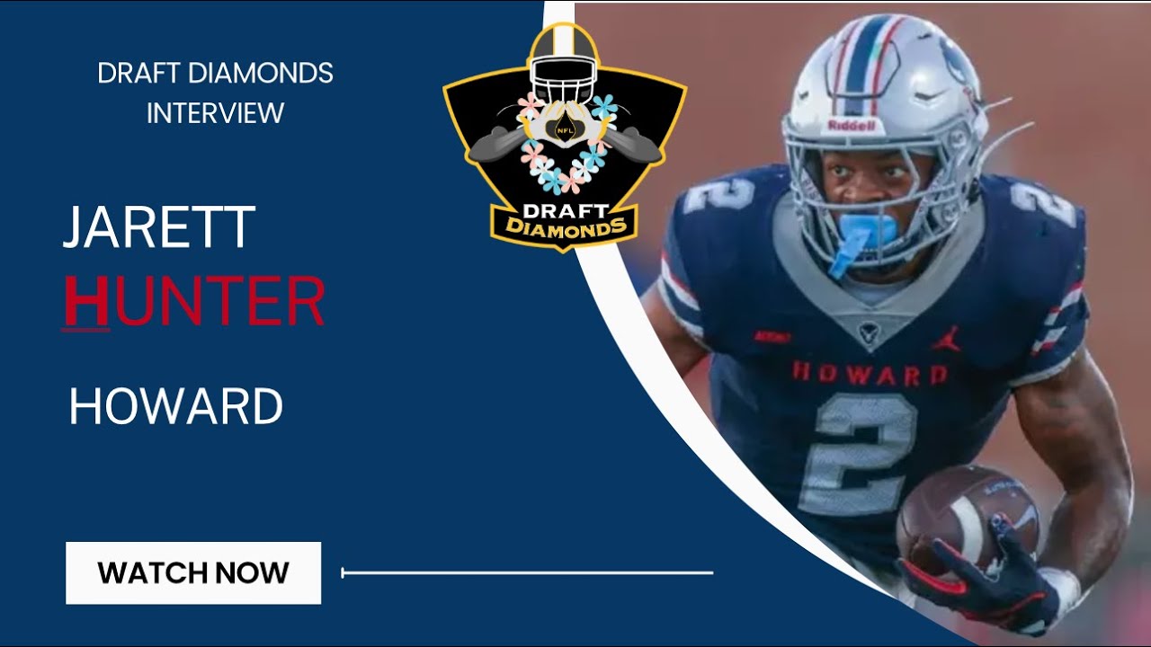 Jarett Hunter, RB, Howard | 2025 NFL Draft Prospect Zoom Interview