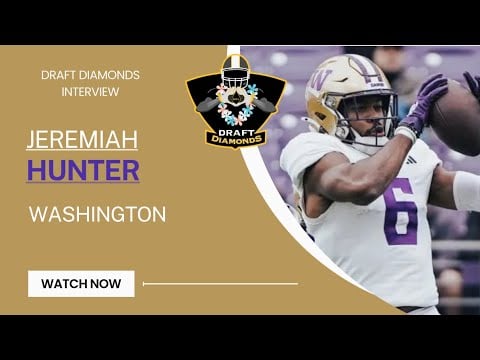 Jeremiah Hunter, WR, Washington | 2025 NFL Draft Prospect Zoom Interview