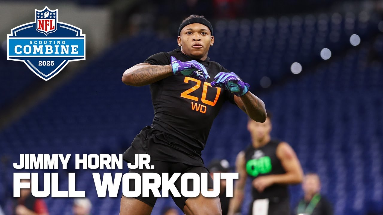 Jimmy Horn Jr.’s 2025 NFL Scouting Combine workout