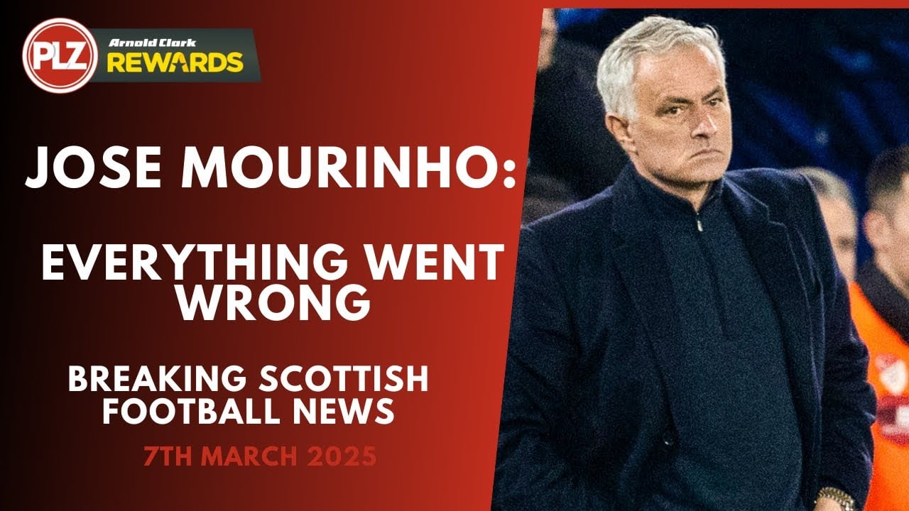 Jose Mourinho: “EVERYTHING went wrong” | Scottish Daily Football News