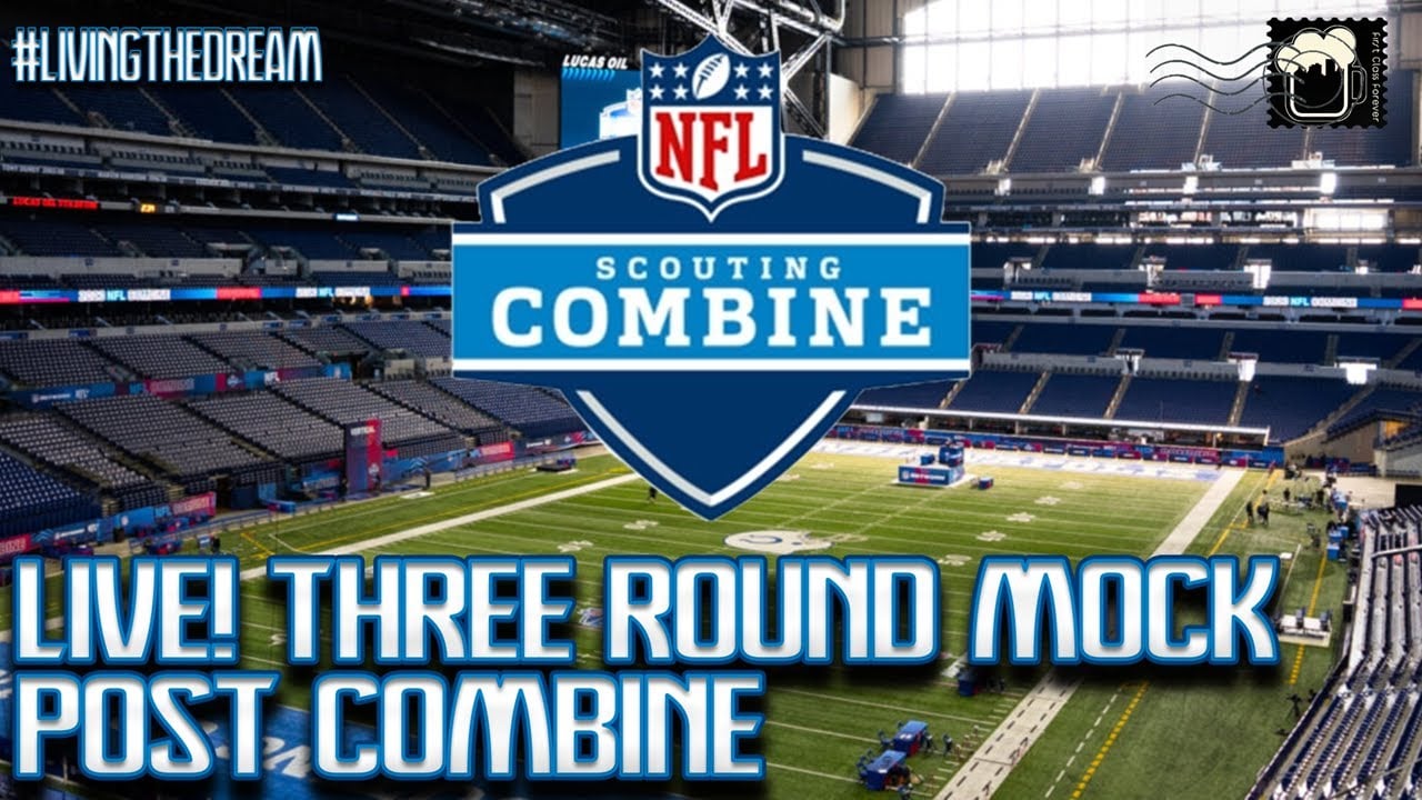 🏈 LIVE! 2025 NFL Three Round Mock Draft: Post Combine from Indy!