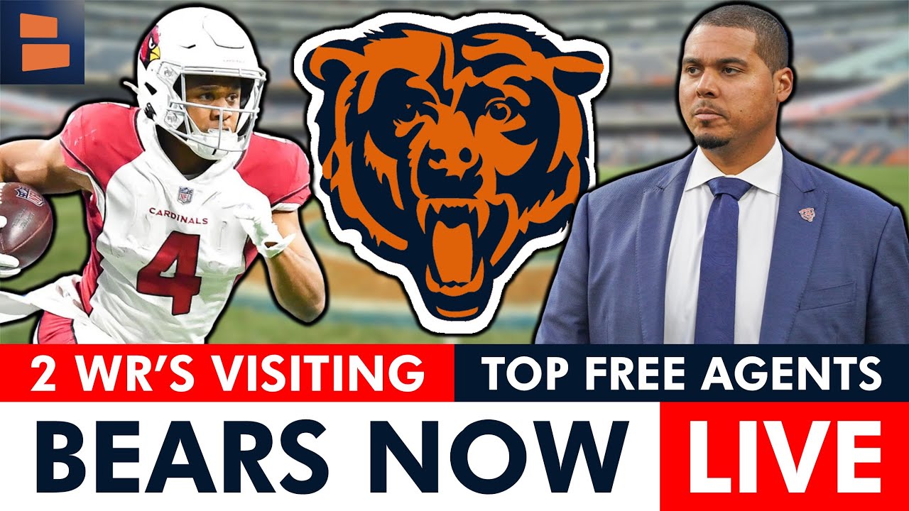 LIVE: Chicago Bears News, Rumors, NFL Free Agency Week 2, Rondale Moore & Mecole Hardman Visit, Q&A