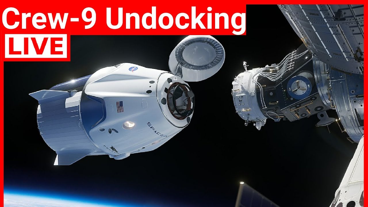 LIVE: NASA’s Crew-9 Undocking