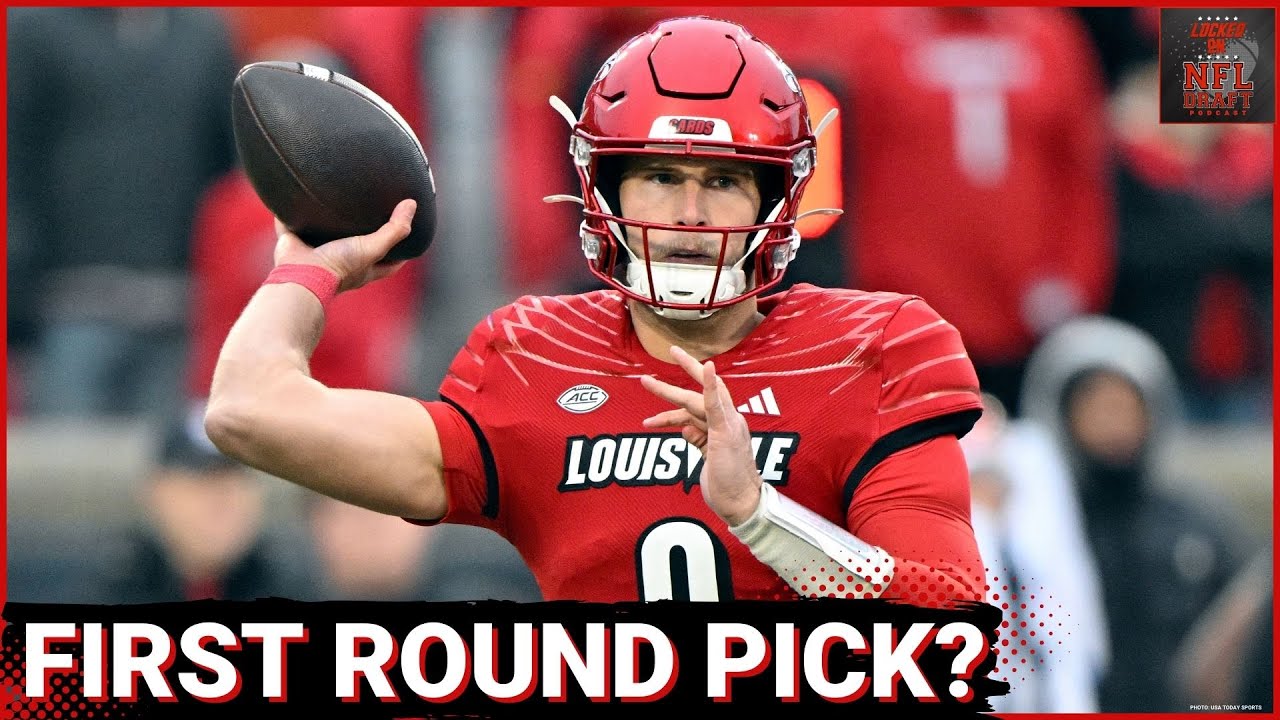 Louisville QB Tyler Shough’s 2025 NFL Draft stock is rising+Elic Ayomanor is a top-10 WR