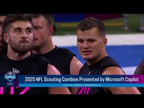 Mason Taylor’s 2025 nfl draft combine workout (LSU)