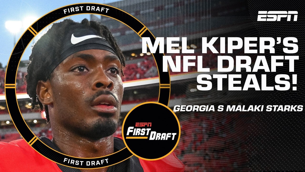 Mel Kiper, Field Yates’ STEALS of the 2025 NFL DRAFT!🤑 | First Draft 🏈