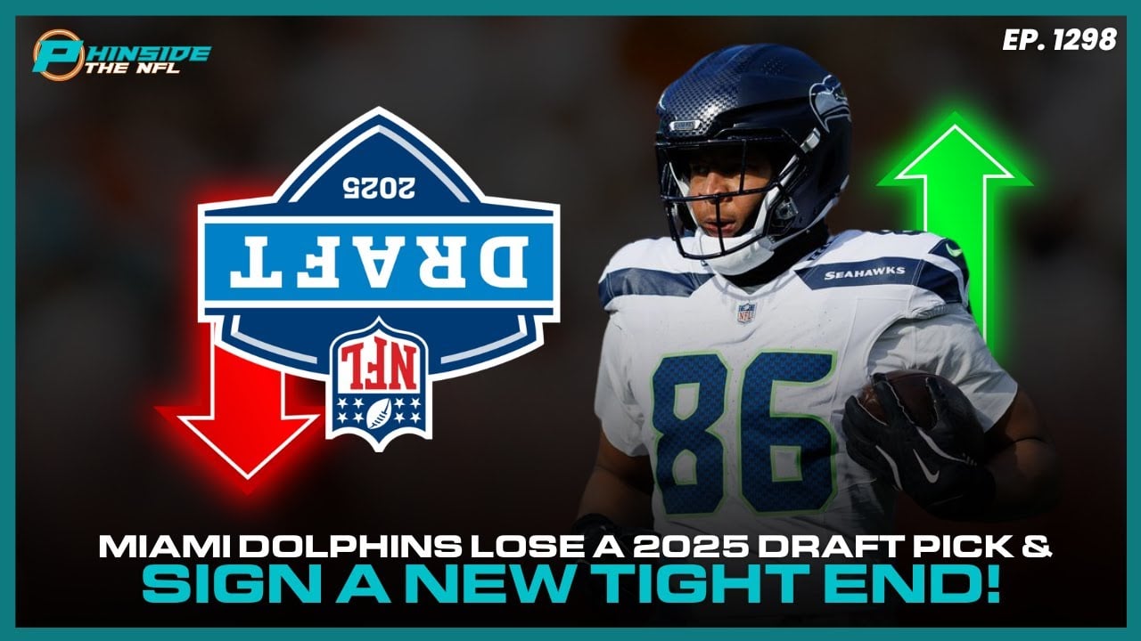 Miami Dolphins LOSE A 2025 Draft Pick & Sign A New Tight End!