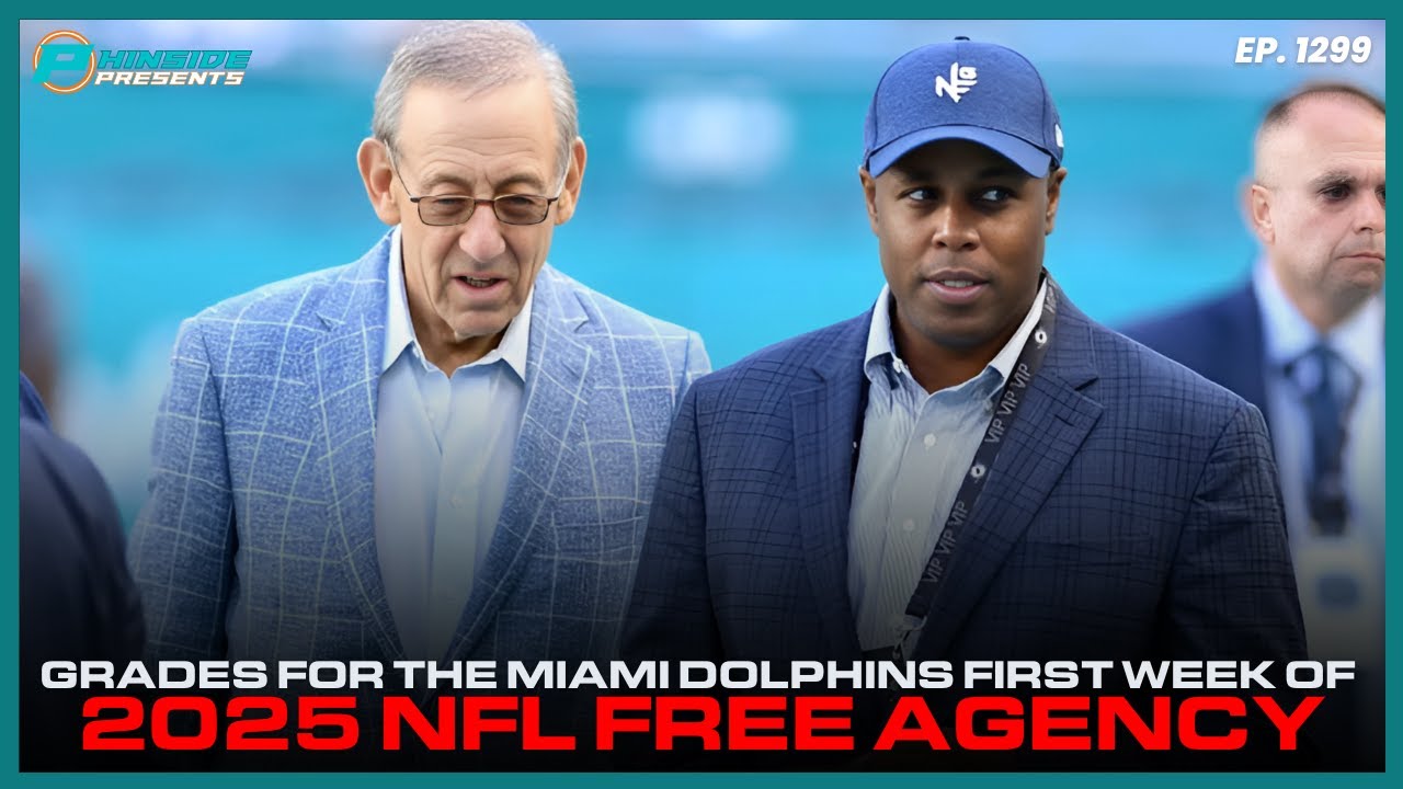 Miami Dolphins Sign Ryan Stonehouse + 2025 NFL Free Agency Grades!