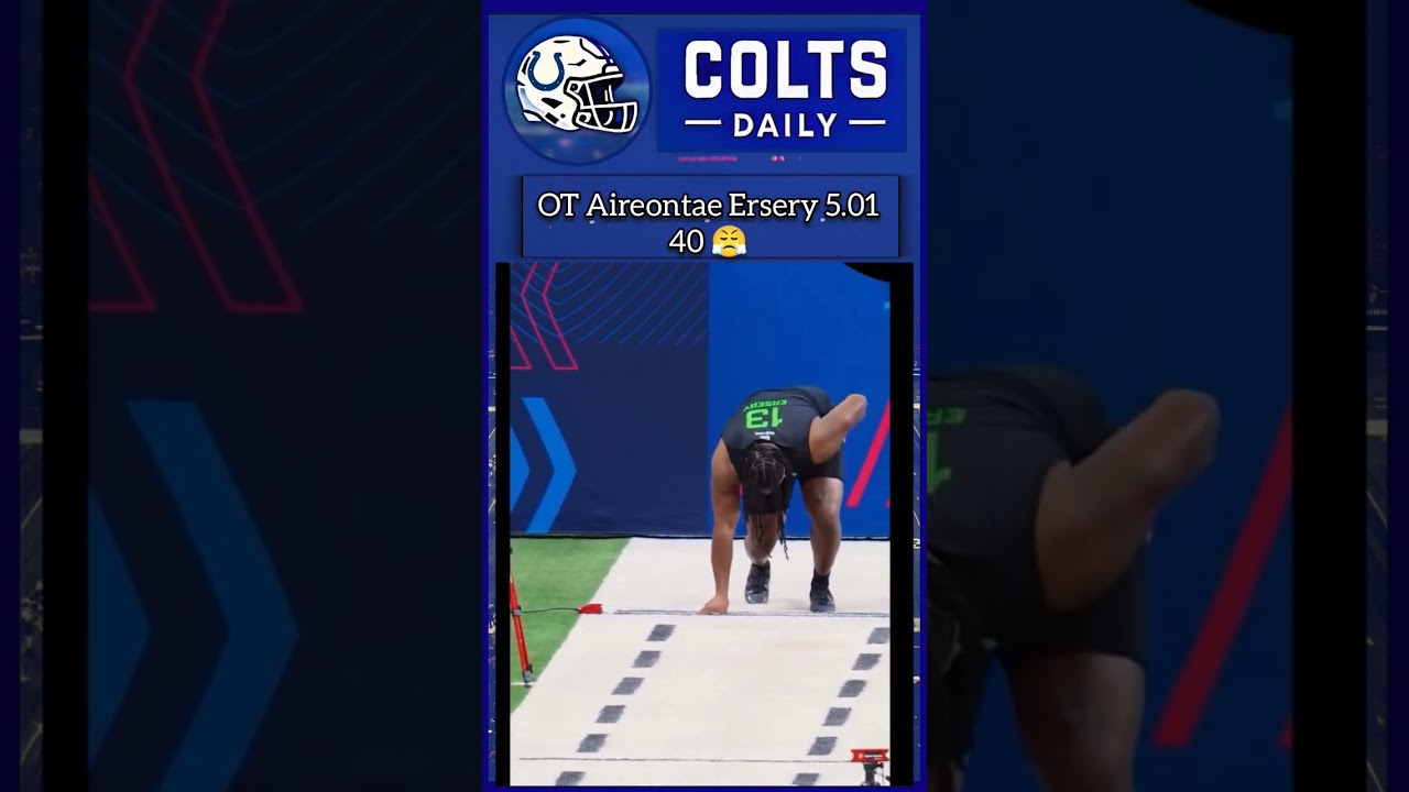 Minnesota OT Aireontae Ersery Runs a 5.01 40-Yard Dash! #NFLCombine