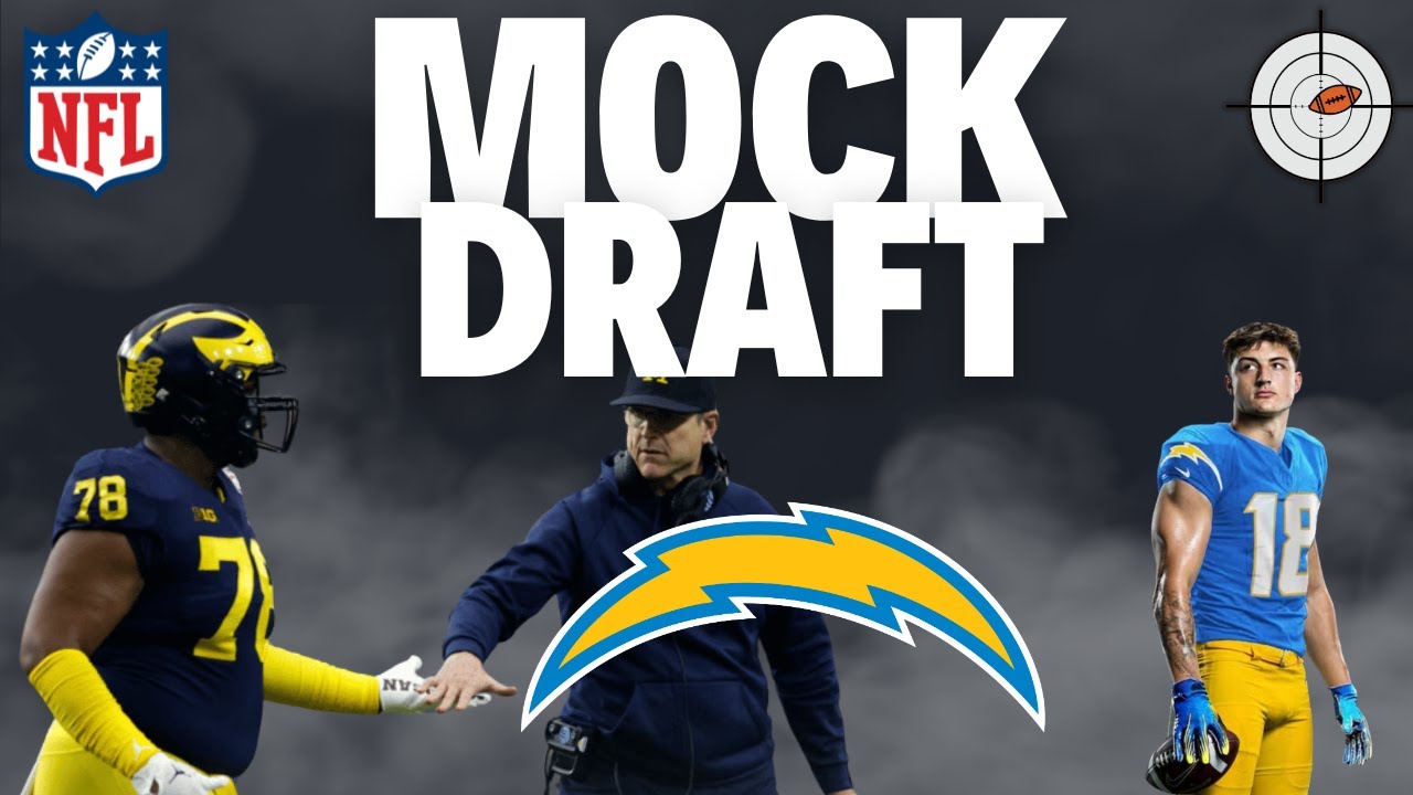 MOCK DRAFT de 7 rondas para LOS ANGELES CHARGERS. NFL Draft 2025.