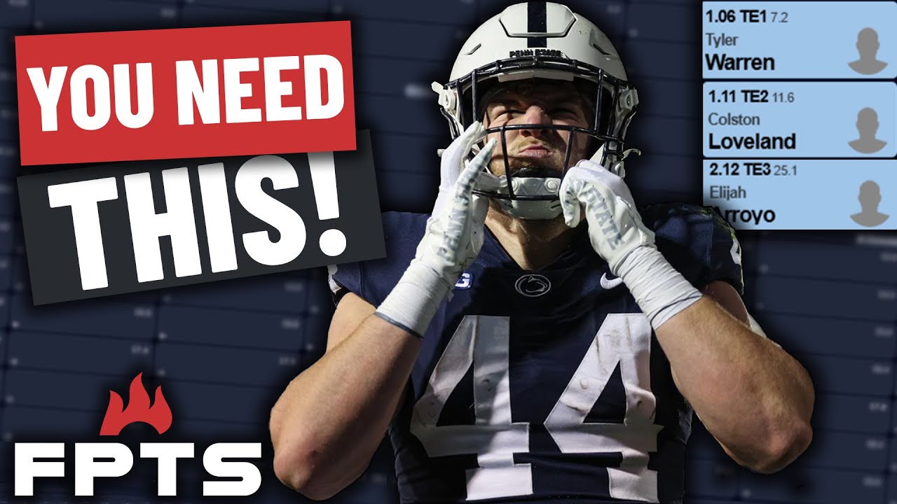 Must See 2025 NFL Fantasy Draft Prospect Deep Dive: Tight Ends | With @MaxToscano1