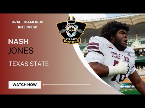 Nash Jones, OL, Texas State | 2025 NFL Draft Prospect Zoom Interview