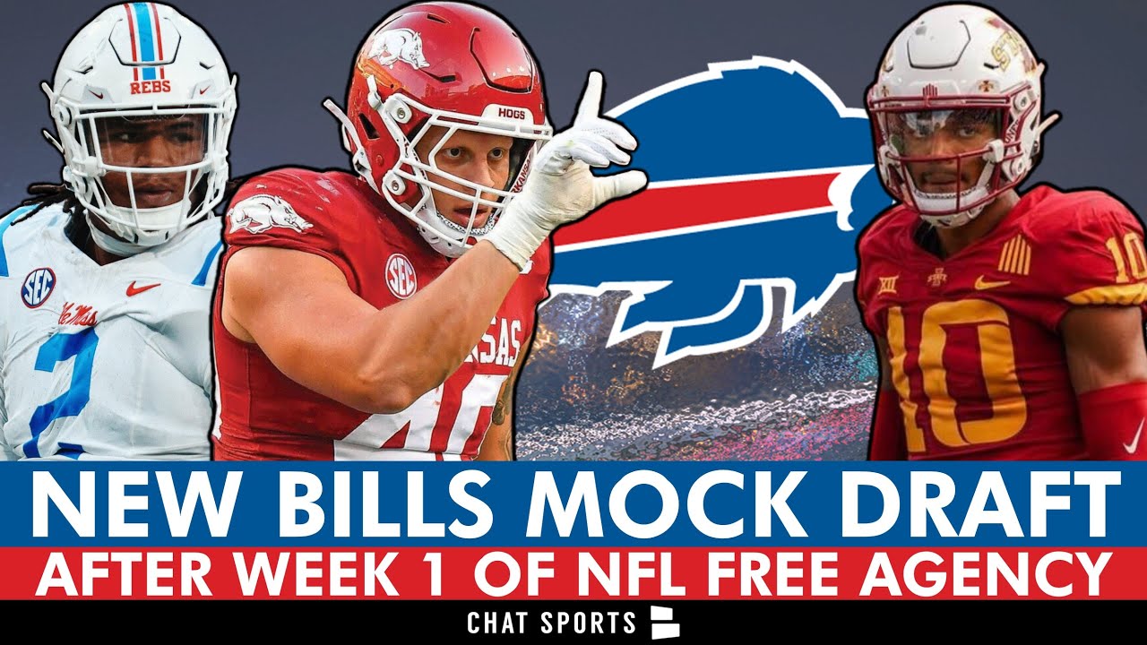 NEW Buffalo Bills Mock Draft After Week 1 Of NFL Free Agency | Bills Draft Rumors