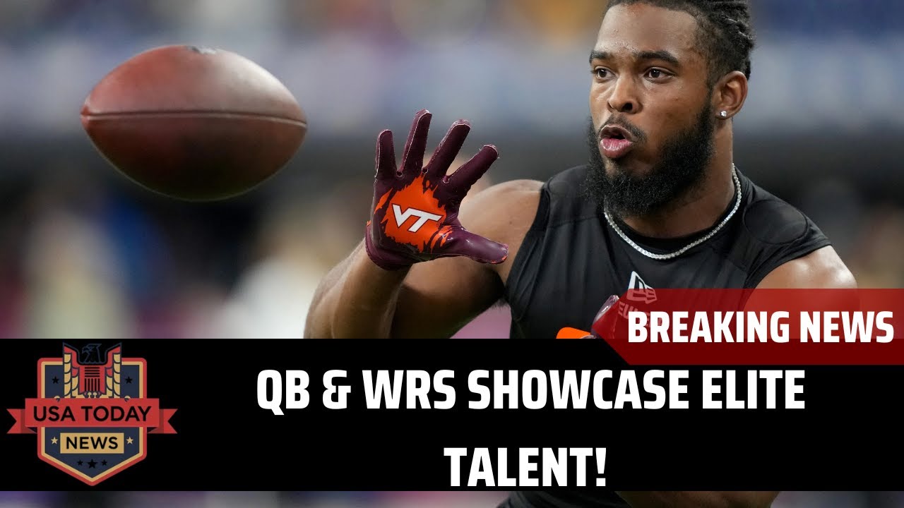 NFL Draft Prospects Shine! Quarterbacks, WRs & RBs Take Over Combine । USA TODAY NEWS