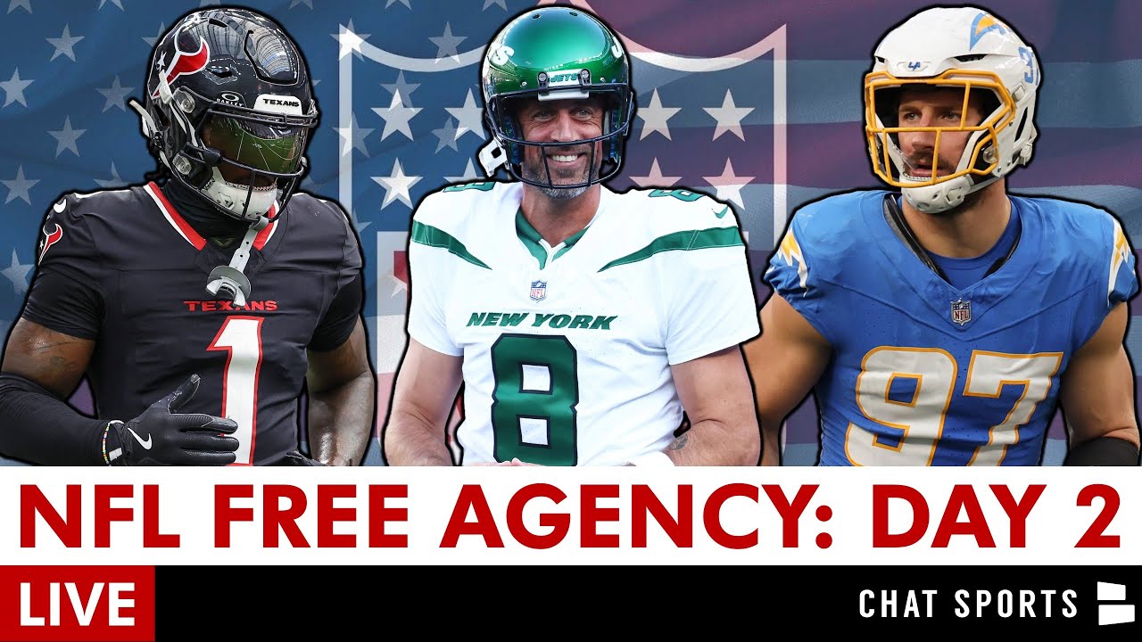 NFL Free Agency 2025 LIVE – Day 2: Latest Signings Ft. Jevon Holland, Javon Hargrave & Daniel Jones