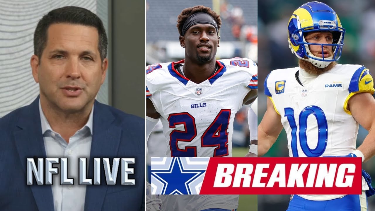 NFL LIVE | Adam Schefter BREAKING: Cowboys monitor WR Cooper Kupp after trade for Bills CB Kair Elam