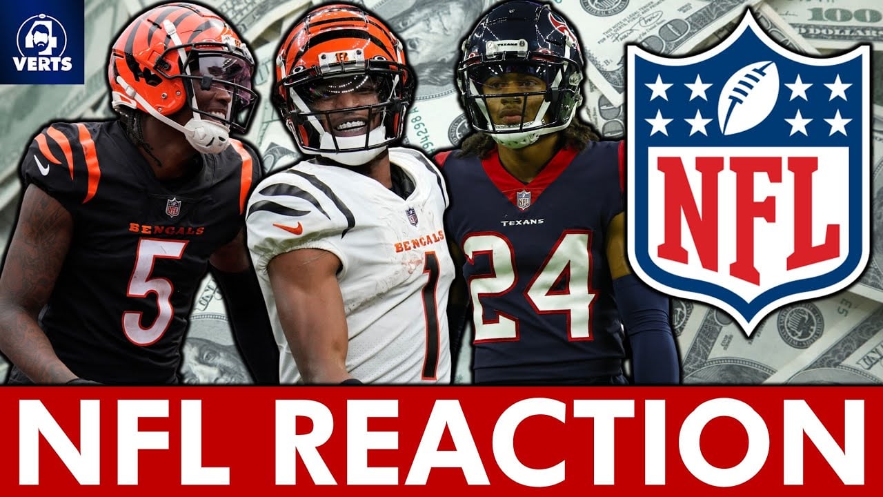 🚨NFL News: Bengals Pay Ja’Marr Chase & Tee Higgins + Derek Stingley Signs HUGE Contract With Texans