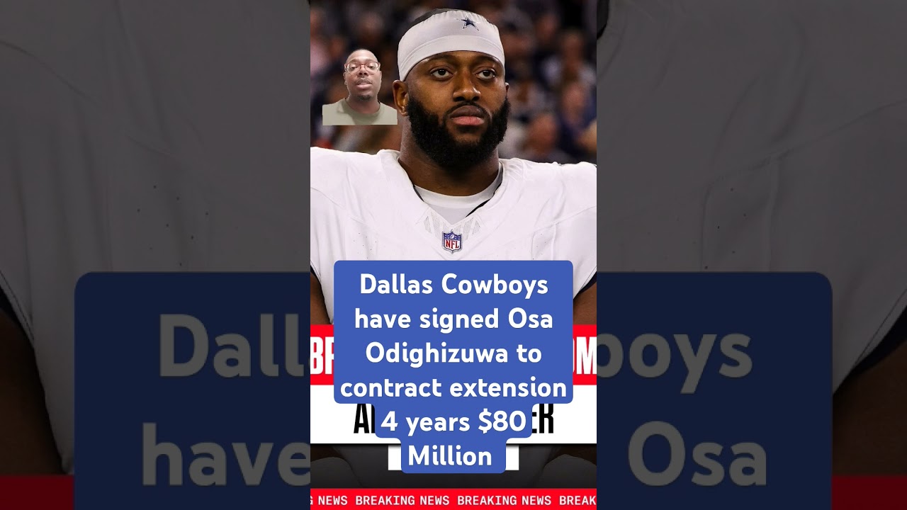 NFL News 🚨 | Dallas Cowboys have signed Osa Odighizuwa to contract extension