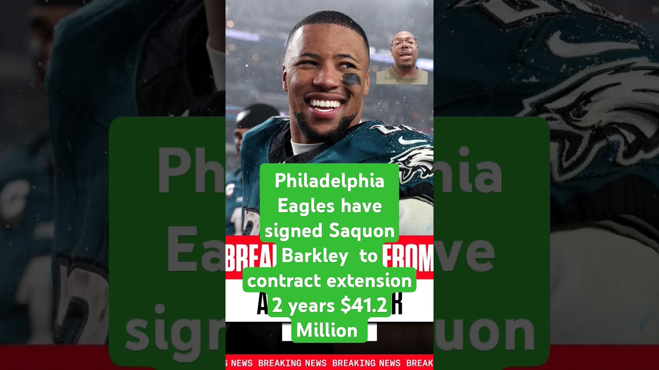 NFL News 🚨 | Philadelphia Eagles have signed Saquon Barkley to contract extension