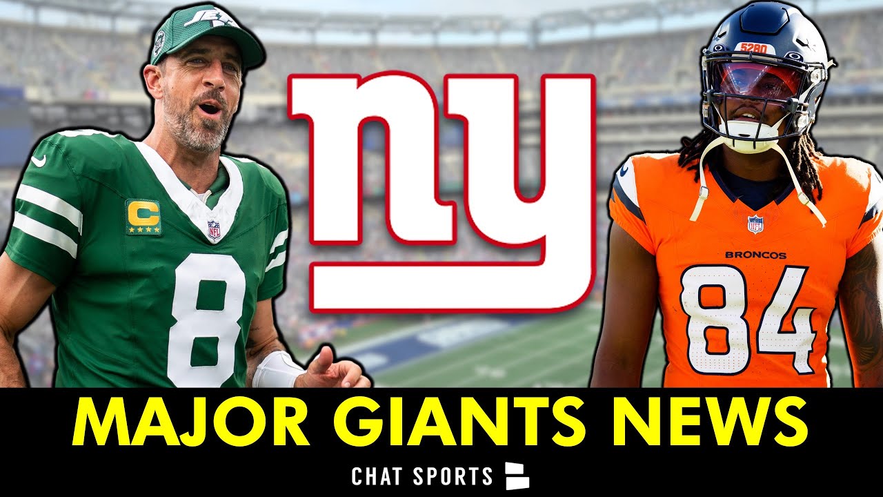 🚨 NY Giants Just Got MAJOR News on Aaron Rodgers + Giants SIGN a WR In NFL Free Agency