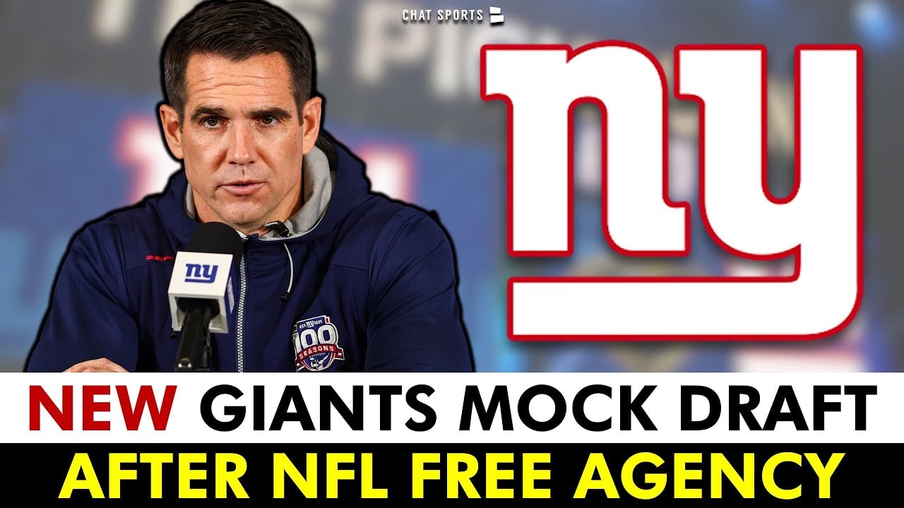 NY Giants Mock Draft AFTER 2025 NFL Free Agency Week 1