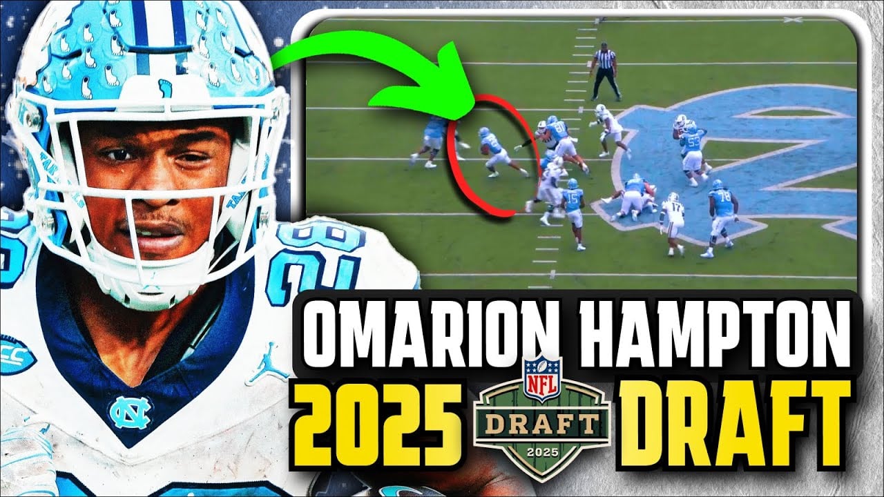 Omarion Hampton – 2025 NFL Draft RB Analysis & Comparisons