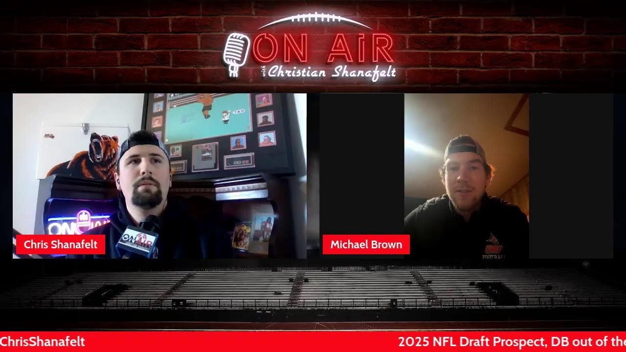 On Air: Michael Brown interview (2025 NFL Draft Prospect, DB, University of Wisconsin-River Falls)