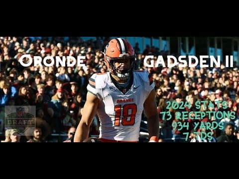 Oronde Gadsden – Syracuse | 2024 Highlights | 2025 NFL Draft