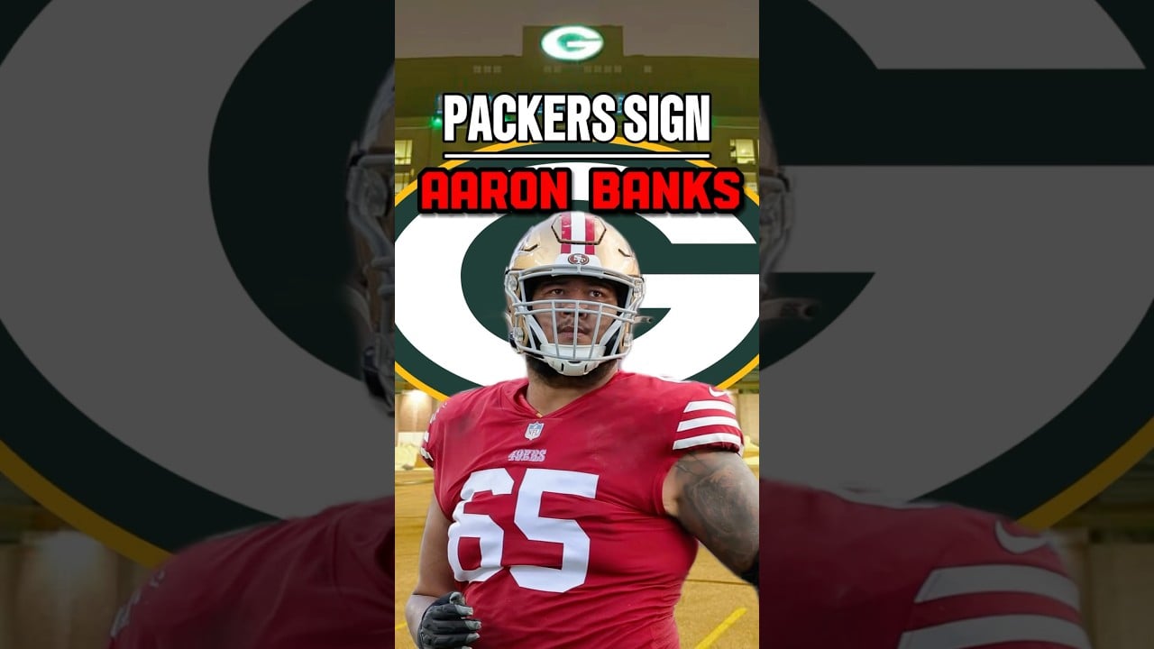 Packers SIGN free agent AARON BANKS #nfl #packersmovers #packers #freeagency #greenbaypackers #news