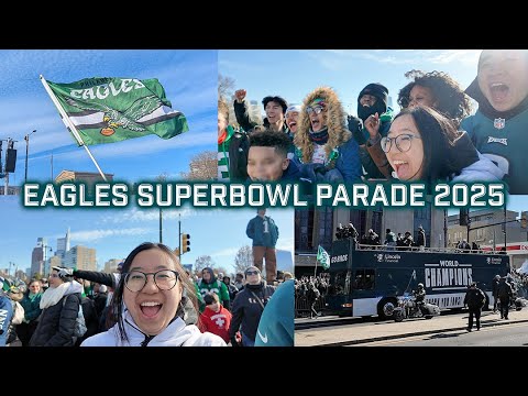 PHILADELPHIA EAGLES SUPERBOWL LIX PARADE | 24hrs in Philly. We got on the the news! | JD-PANDA