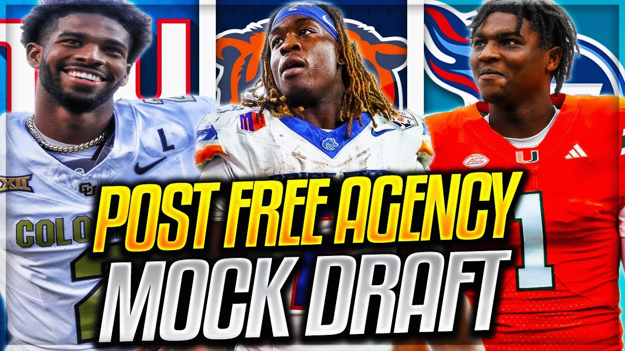 Post Free Agency 2025 NFL Mock Draft | New 1st Overall Pick!