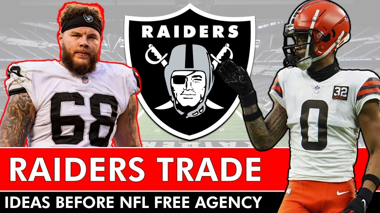 Raiders BLOCKBUSTER Trade Ideas Before NFL Free Agency | Raiders Trade Rumors Ft. Andre James