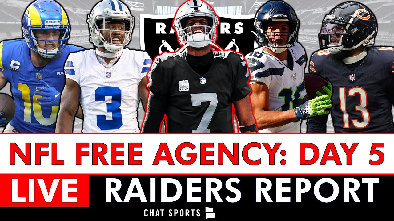 Raiders Free Agency LIVE: 2025 NFL Free Agency Tracker + Geno Smith Rumors & NFL News | Day 5