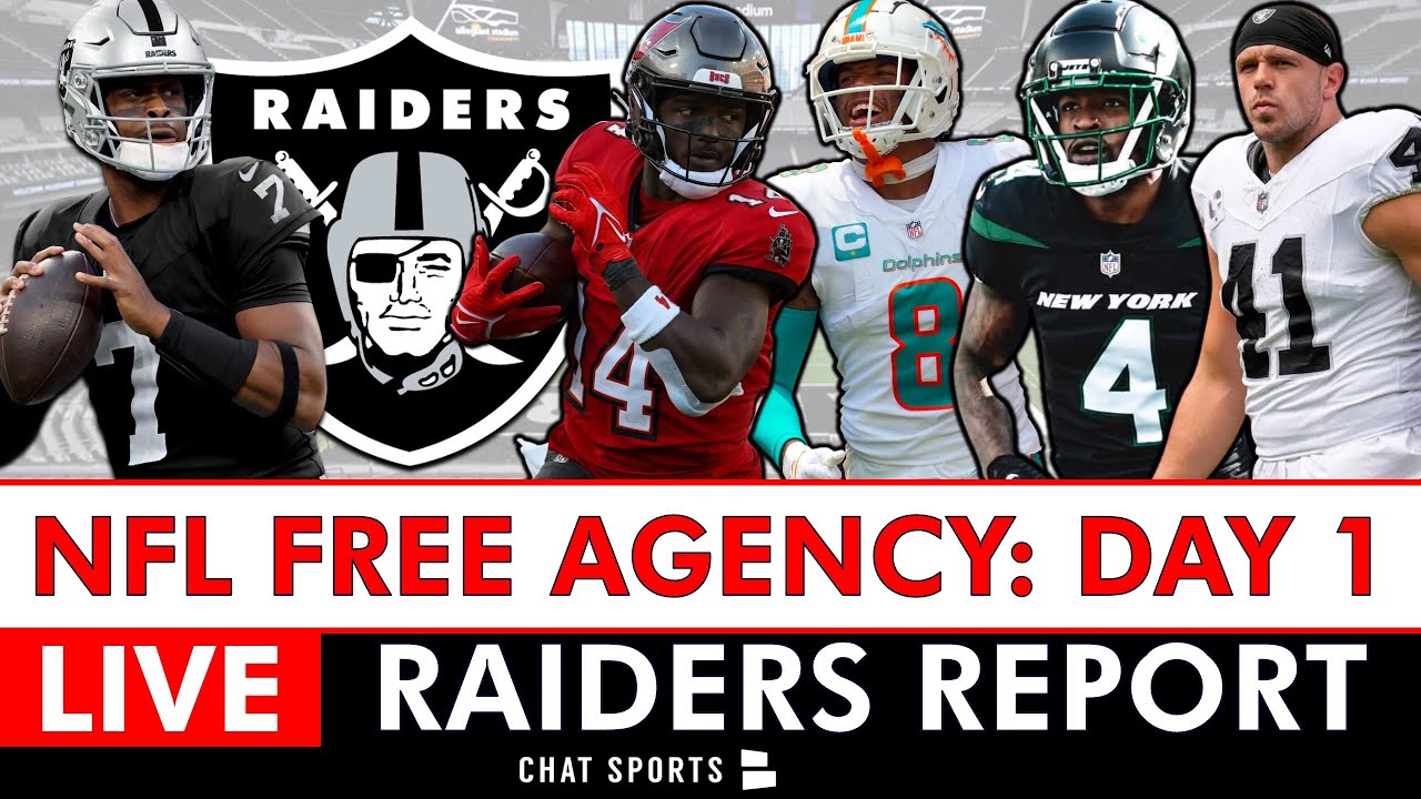 Raiders Free Agency LIVE: 2025 NFL Free Agency Tracker + Las Vegas Raiders Rumors & NFL News | Day 1