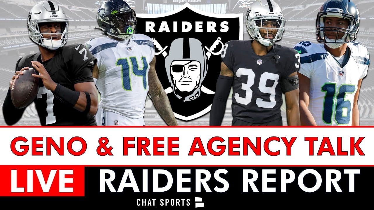 Raiders LIVE: Geno Smith Trade Discussion, NFL Free Agency Rumors & Raiders Free Agent Targets