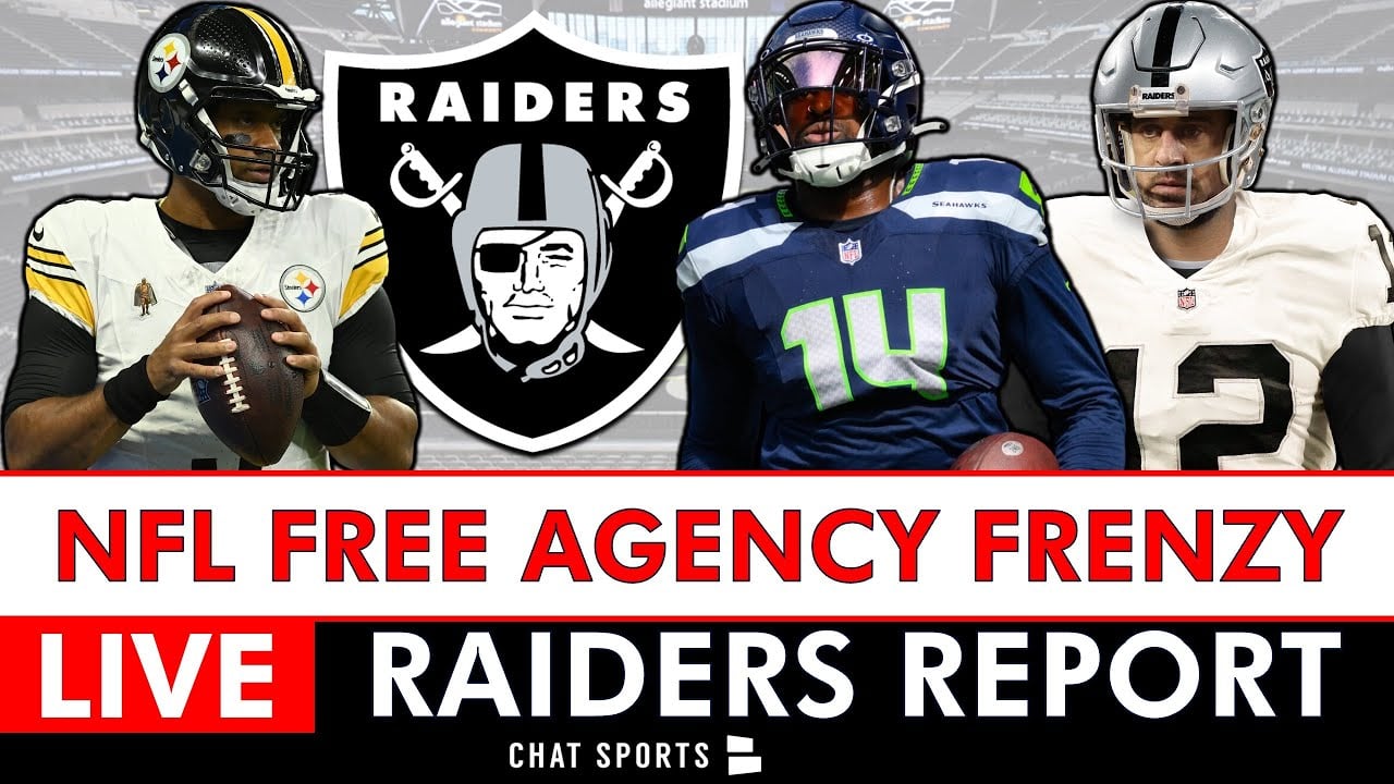 Raiders Live: NFL Free Agency News, DK Metcalf Trade Latest, Aaron Rodgers & Russell Wilson Rumors