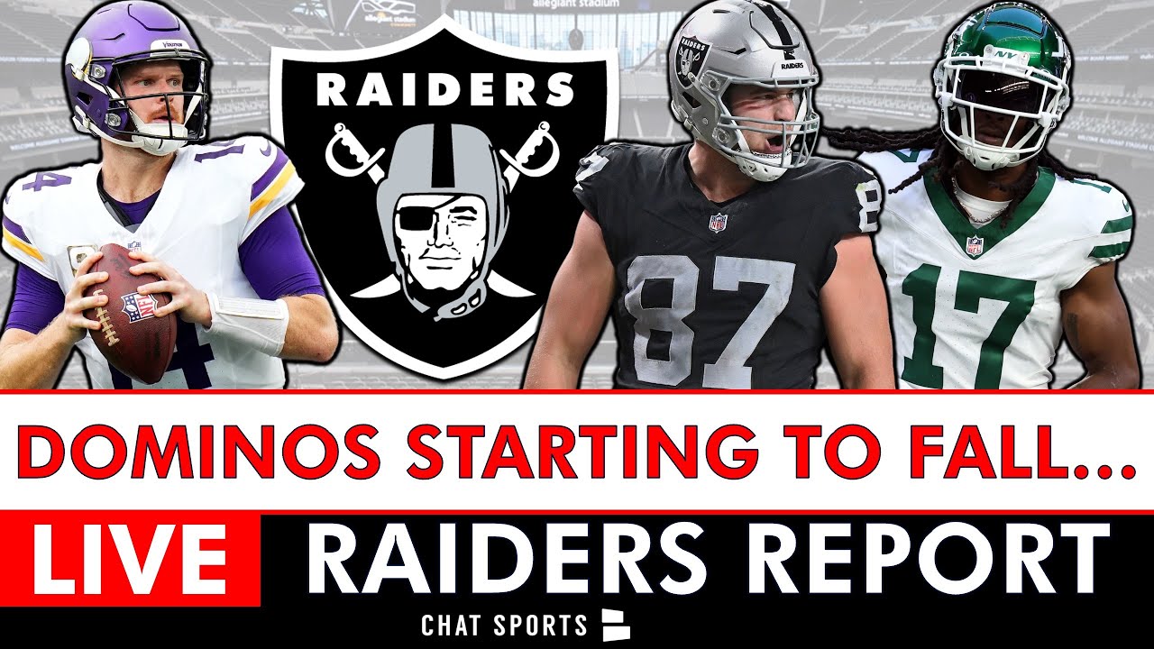 Raiders LIVE: Sam Darnold Free Agency & Michael Mayer Trade Rumors + NFL Franchise Tag News