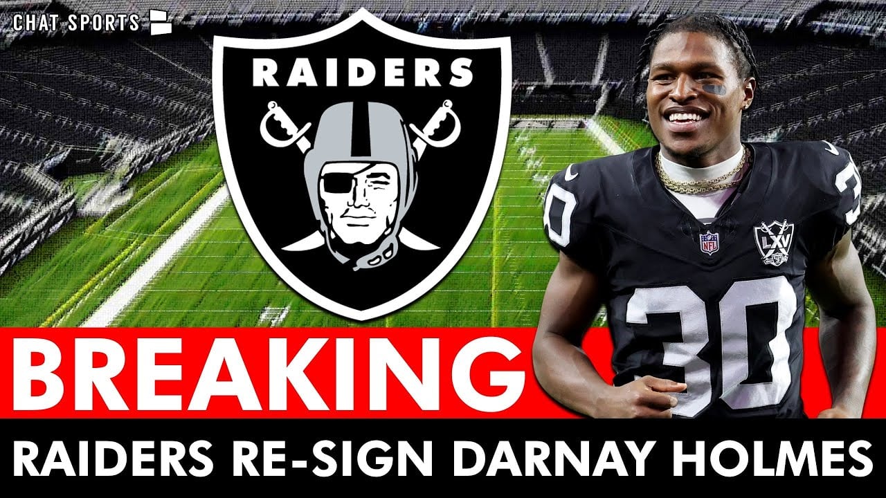 Raiders News: Las Vegas Raiders Are Re-Signing Darnay Holmes | NFL Free Agency 2025