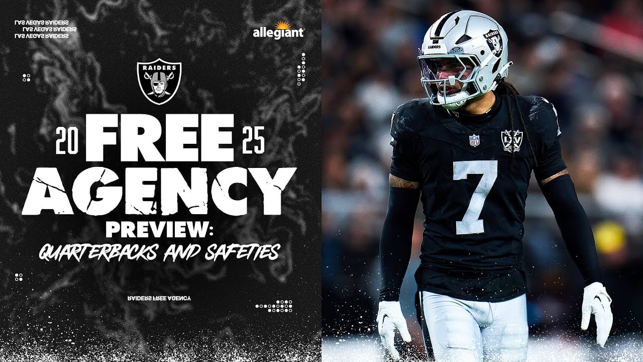 Raiders Quarterback and Safety Primer | 2025 NFL Free Agency