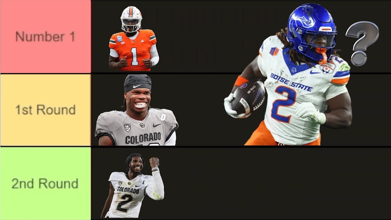 Ranking the Best 2025 NFL Draft Prospects… (Best NFL Draft Tier List) *Top 50 NFL Draft Big Board*