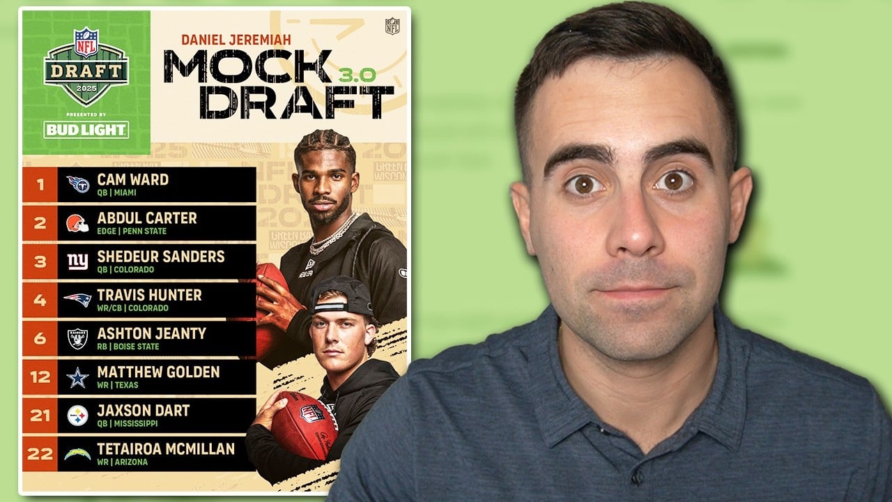 Reacting to Daniel Jeremiah’s 2025 NFL Mock Draft