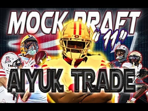 REAL TIME New England Patriots 2025 NFL Mock Draft “11” | Brandon Aiyuk Trade Scenario