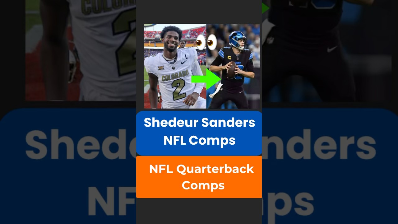 Shedeur Sanders NFL Quarterback Comps | NFL DRAFT #shorts #football #nfl