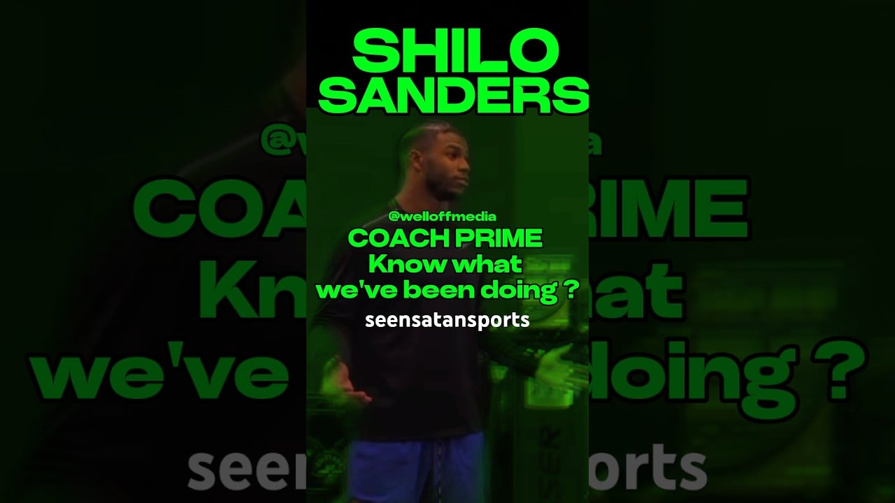 SHILO TROLLED DEION SANDERS! #coloradofootball #deionsanders #espn #cfb #nfl #nflnews #trending