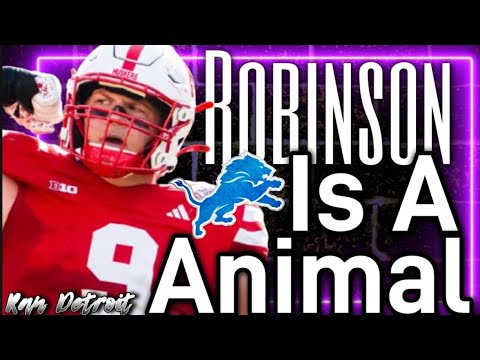 Should The Detroit Lions Draft TY ROBINSON In The 2025 NFL Draft To Help Beef Up That DLINE …