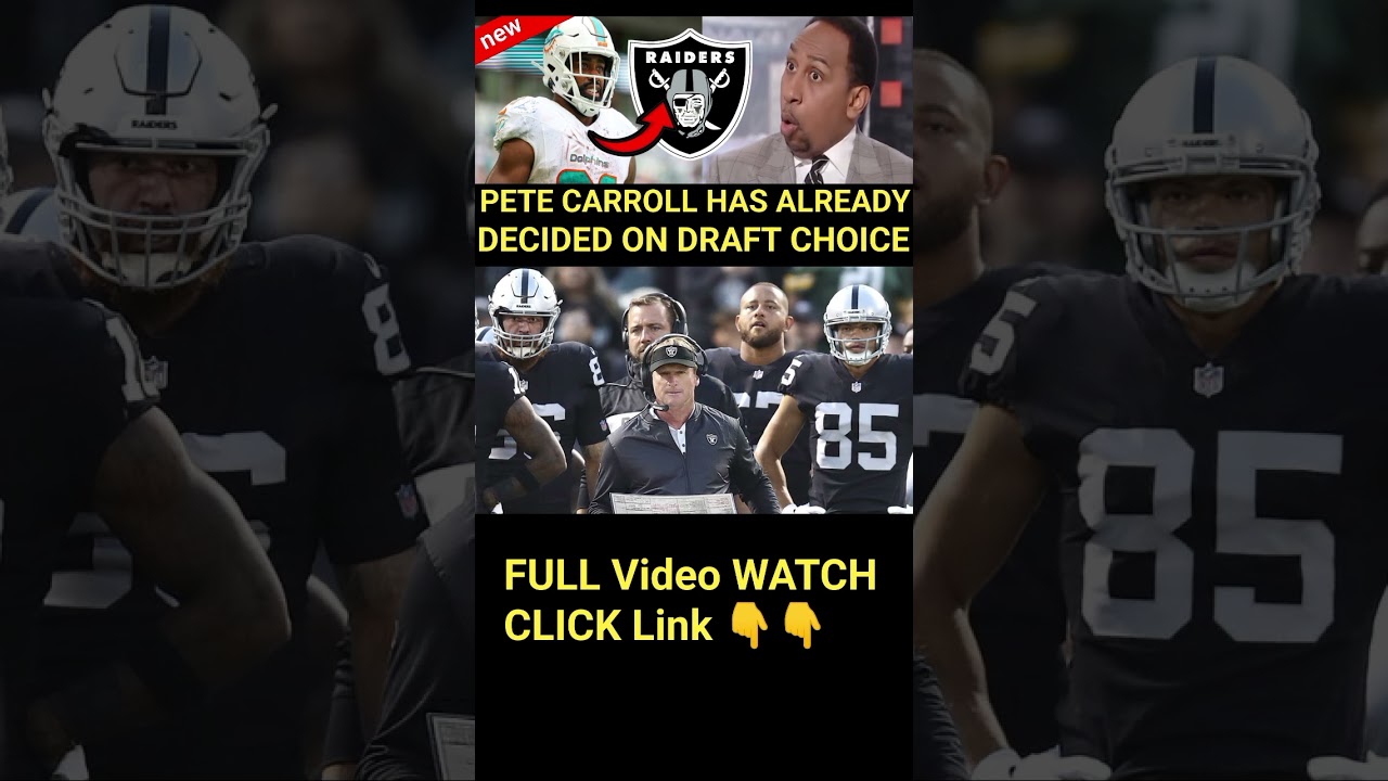 SURPRISING CHOICE?RAIDERS SETTING UP A BOMB IN THE DRAFT!RAIDERS NEWS TODAY#nfl #raiders