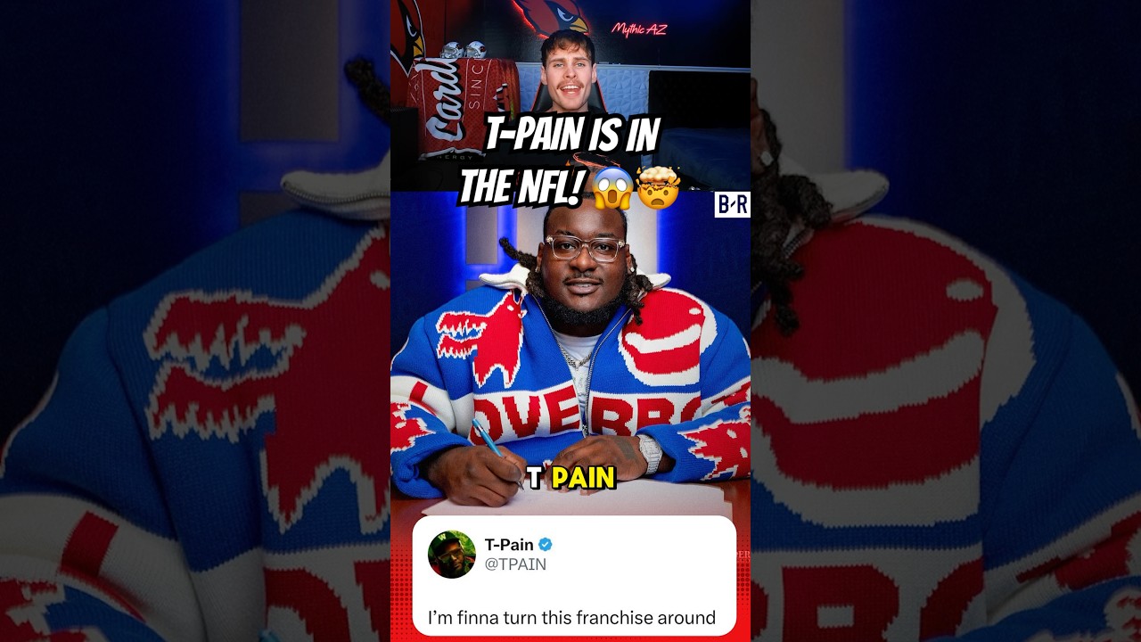 T-Pain is IN THE NFL?!? 🤯😱 #nfl #nflteam #nflfootball #nflnews #nflupdates #fyp #viralvideo