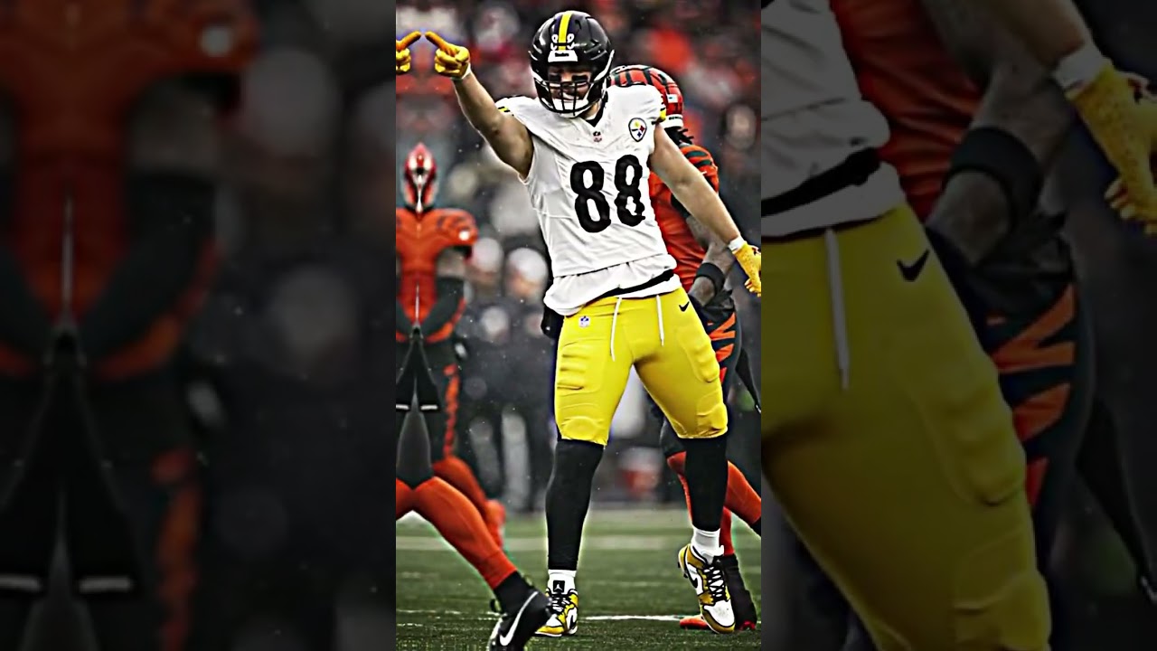 TE1 😈😈😈 #nflnews #youtubeshorts #americanfootballnews #edit #sportsnews #steelers #nfl #funny