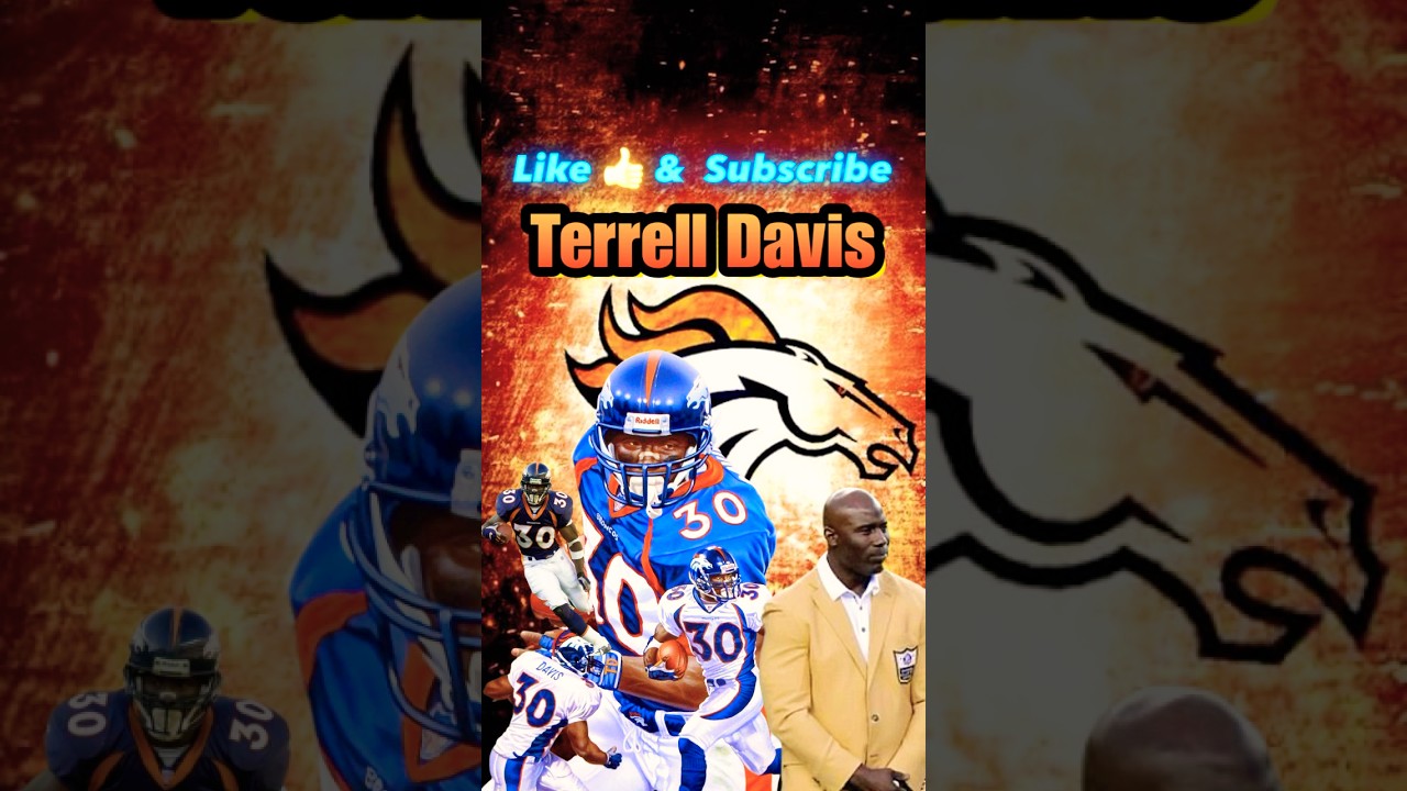 Terrell Davis NFL Running Back Highlights #nfl #nflnews #shorts